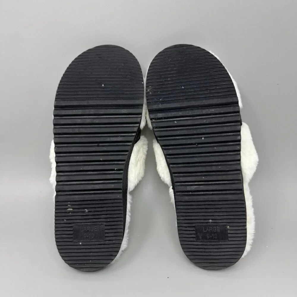 Born Men’s  Slipper Faux Shearling Lining White Men Size Large (9-10)